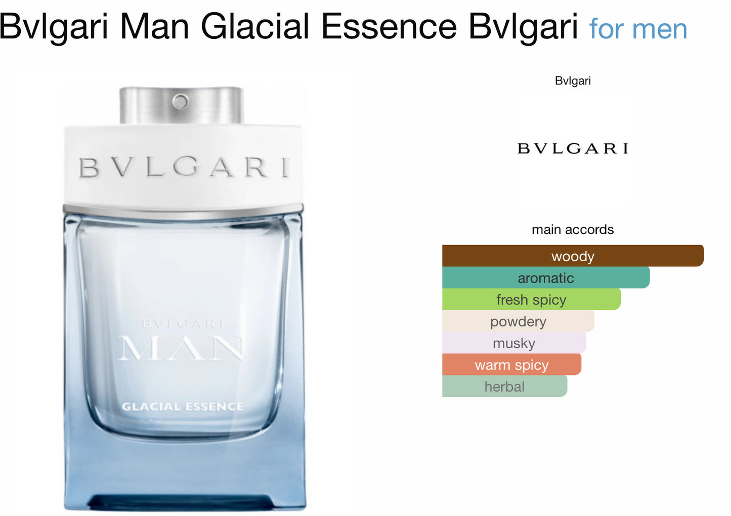 Bulgari Man Glacial Essence Bulgari