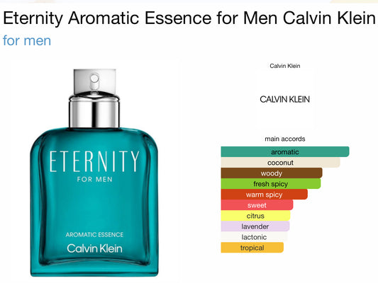 Eternity Aromatic Essence for Men Calvin Klein for men