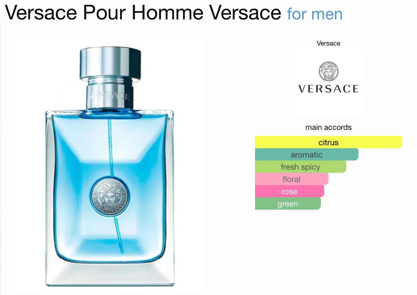 Versace Pour Homme Versace for men